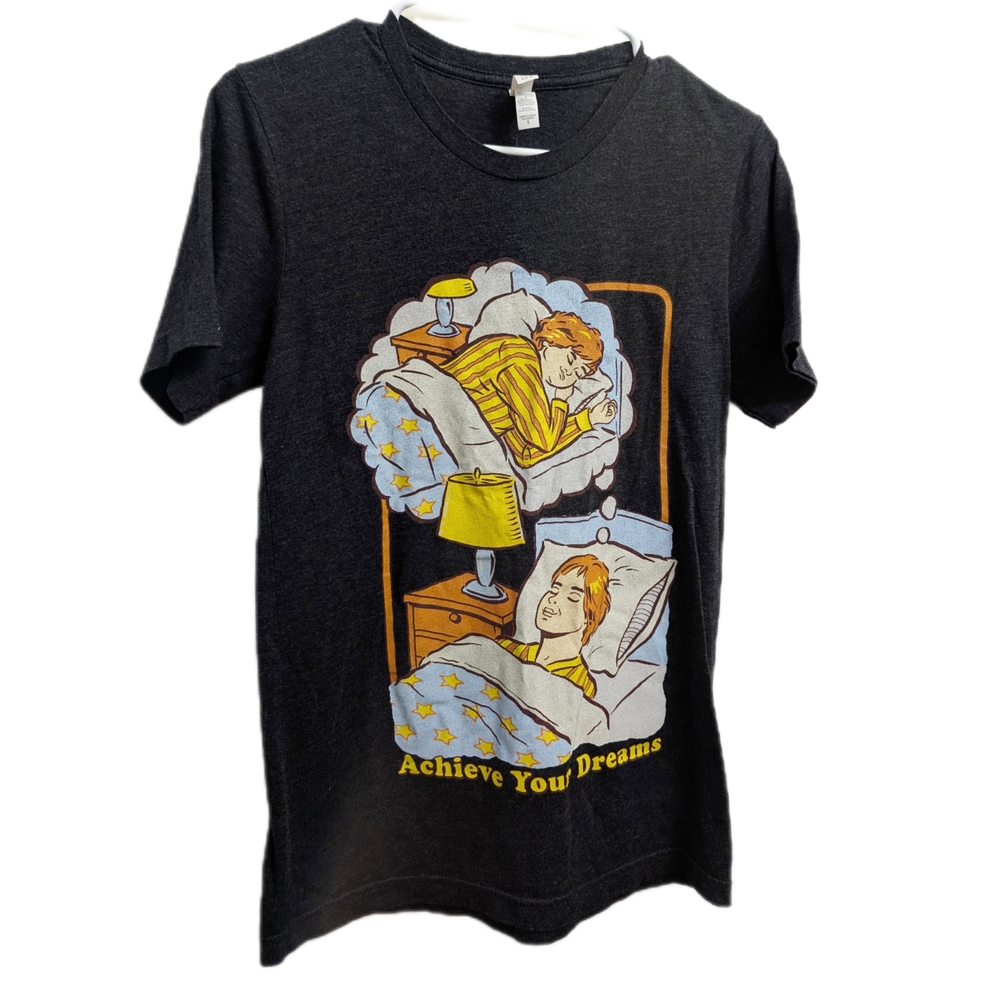 Bella Canvas Black Graphic Tee - Achieve Your Dreams
